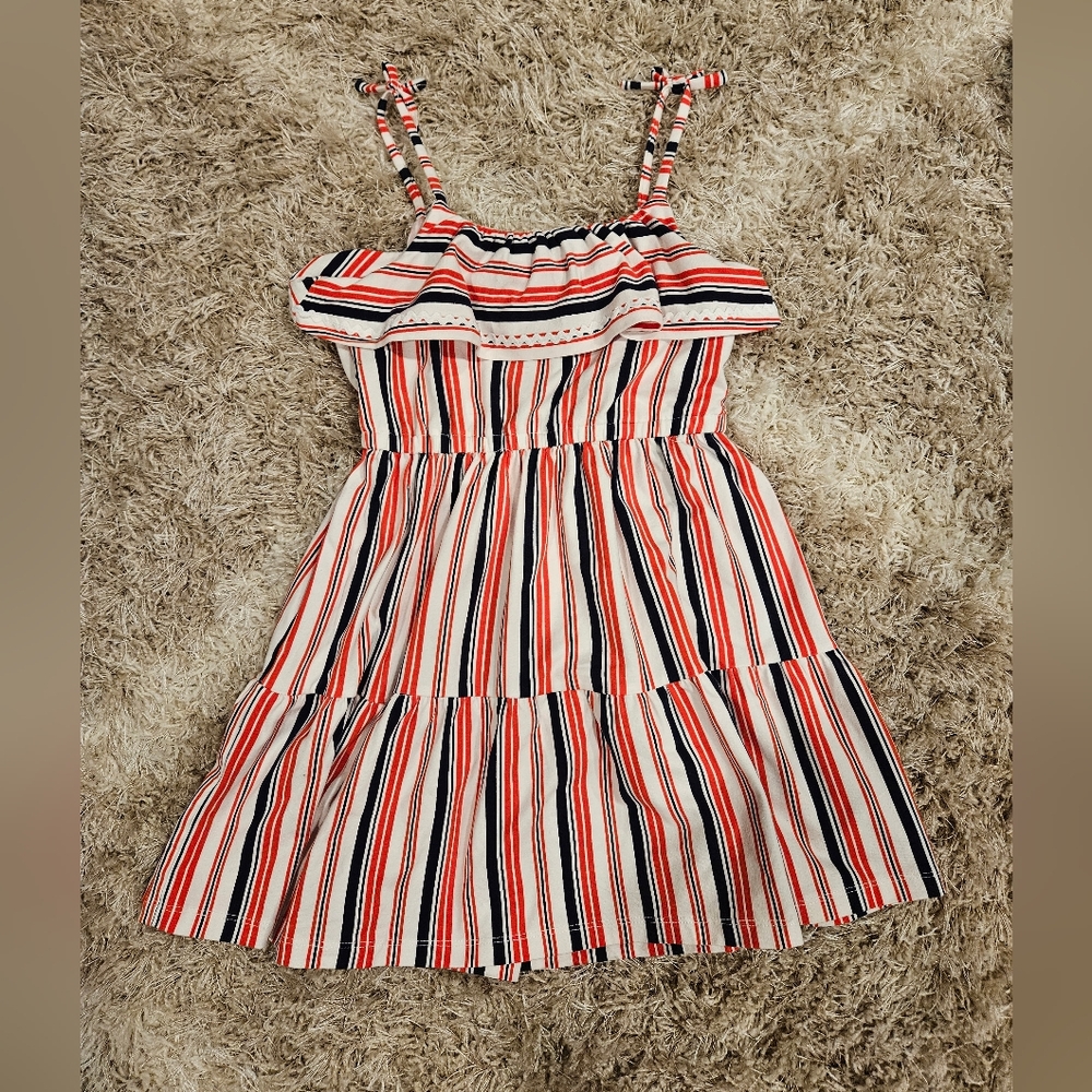 Striped Ruffle Sundress